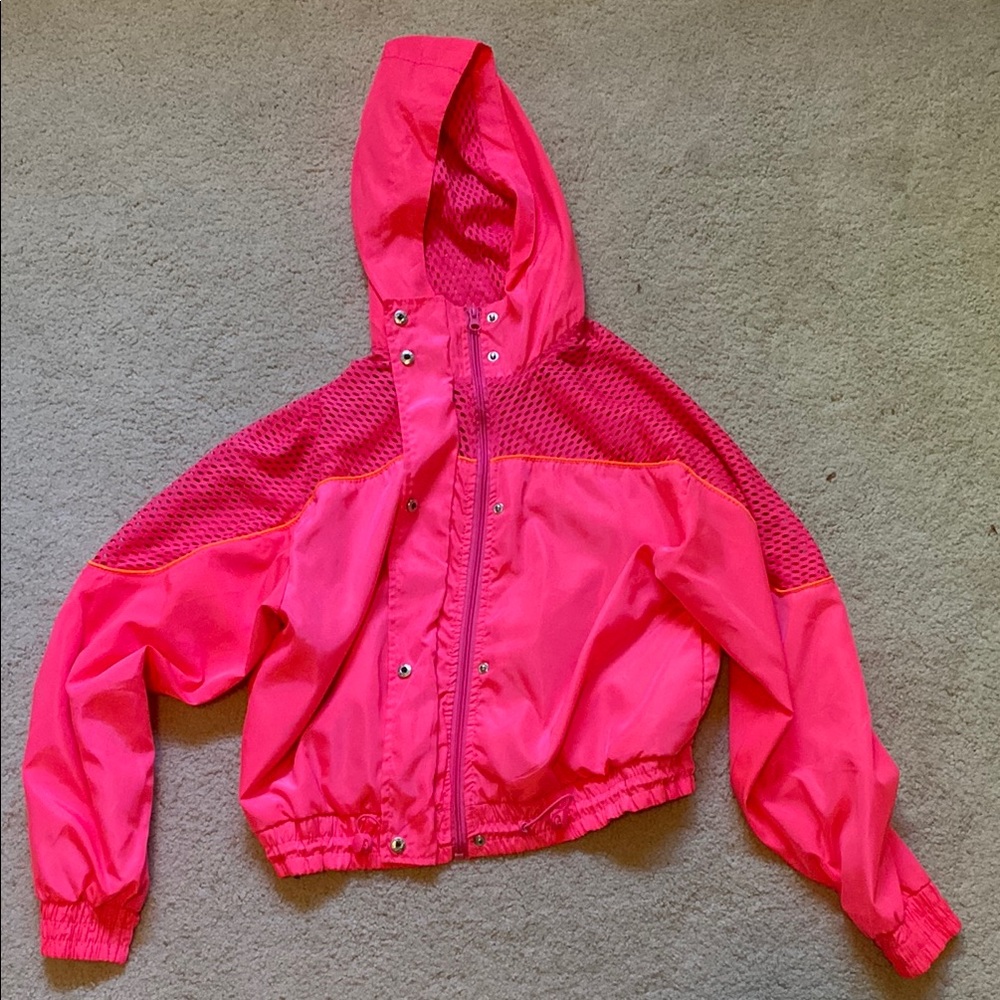Pink Hooded Jacket